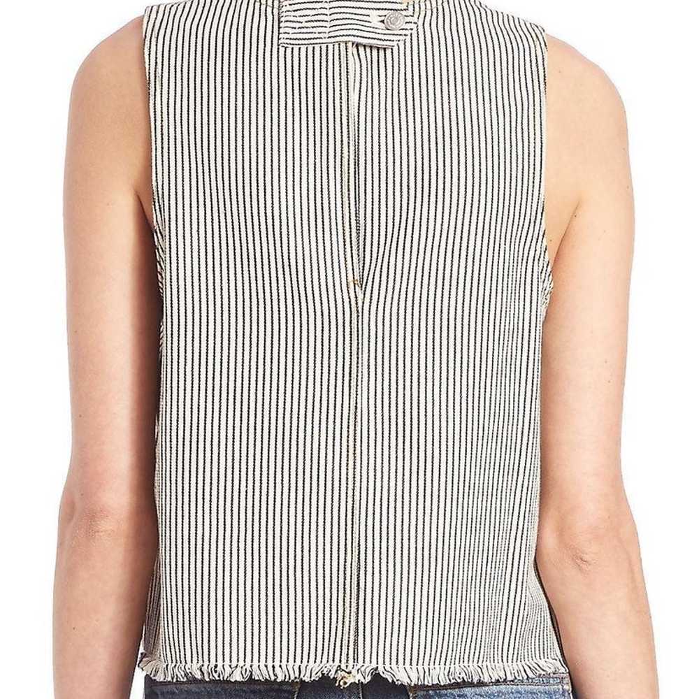 Alexander Wang Pinstripe Denim Blouse - image 2