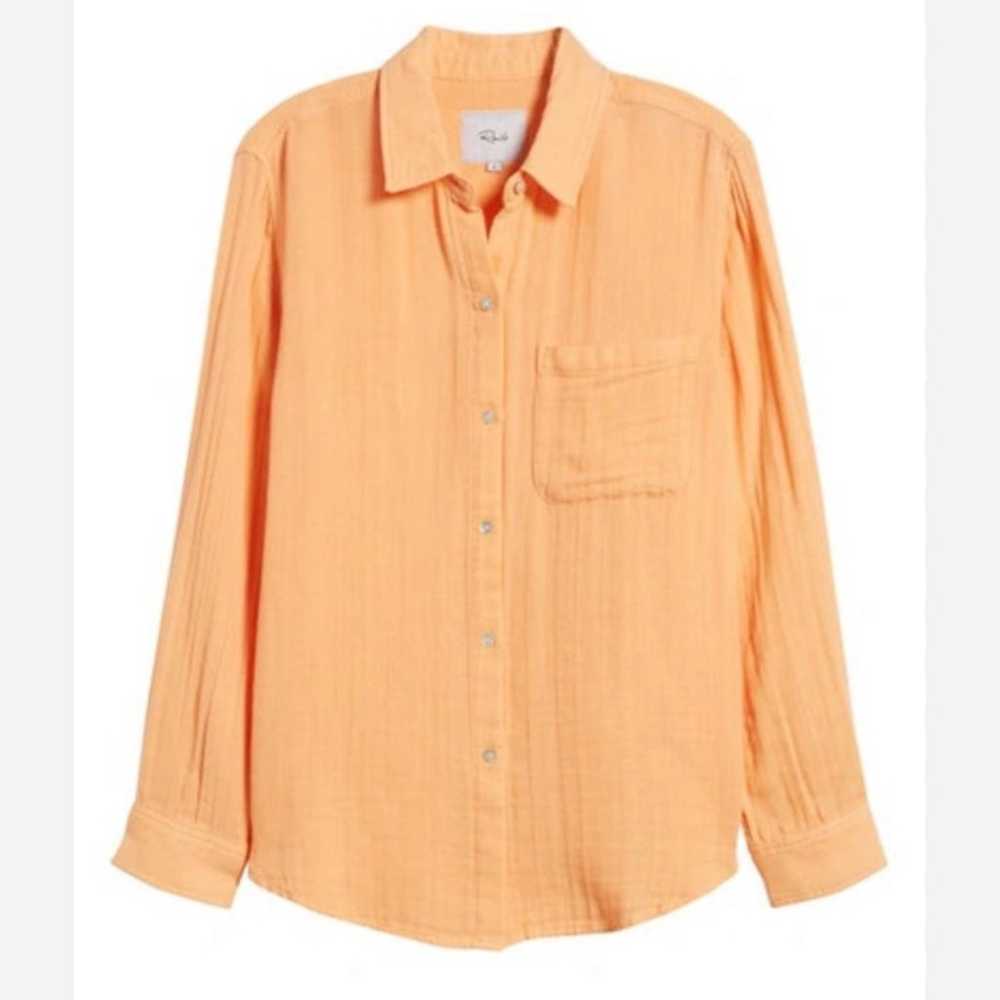 Rails Ellis Cotton Gauze Button-Front Shirt - image 1