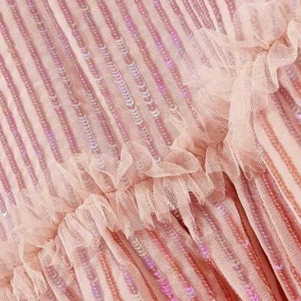 Needle & Thread Gloss Sequin Cami Top L - image 4