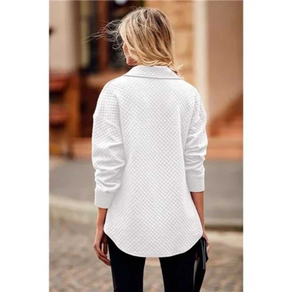 women's european and american white shirt - image 3