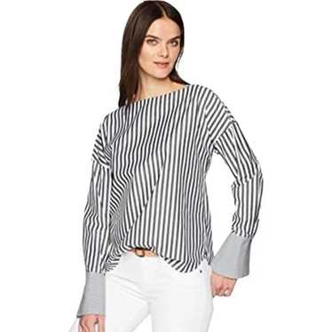women's all match long sleeve striped shirt