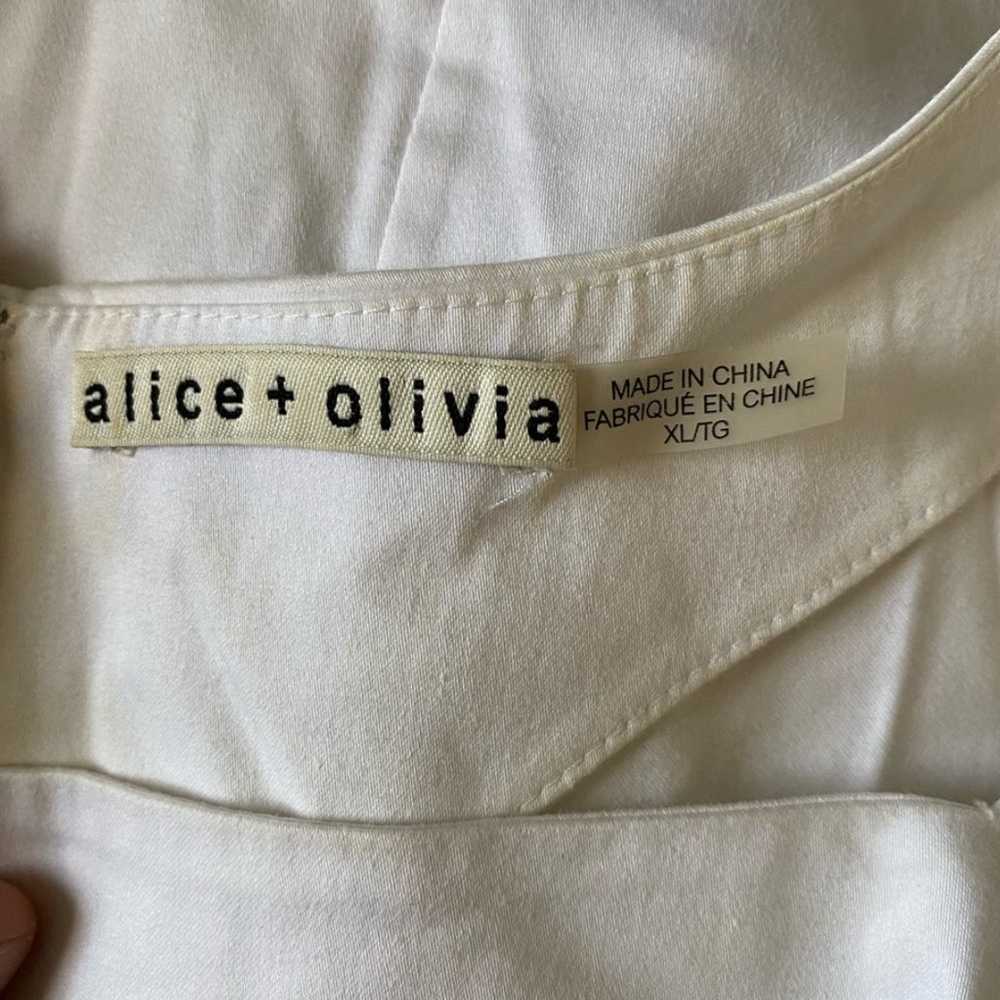 Alice + Olivia Cici Raglan Puff Sleeve Top - image 2