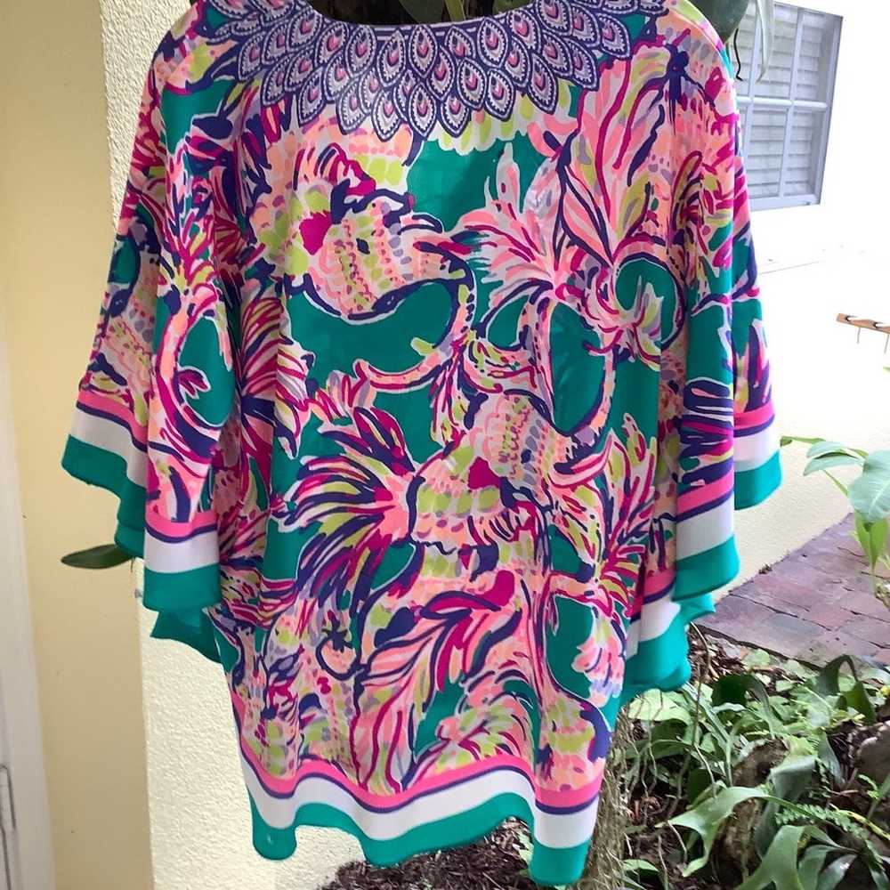 Lilly Pulitzer Lettie Silk Caftan top - image 3