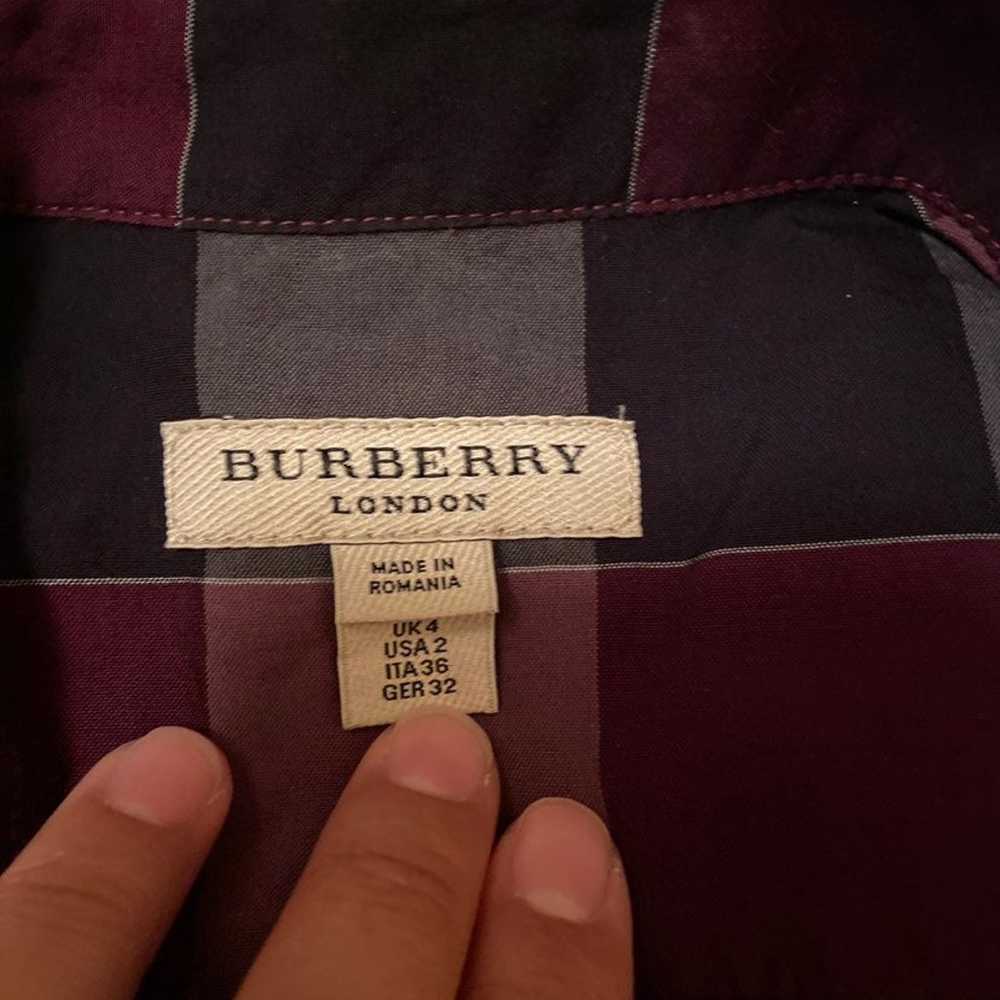 Burberry Plaid Button Down Shirt - image 5