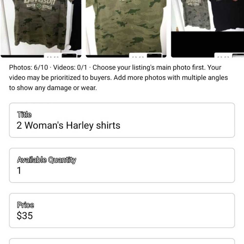 Harley shirts - image 11