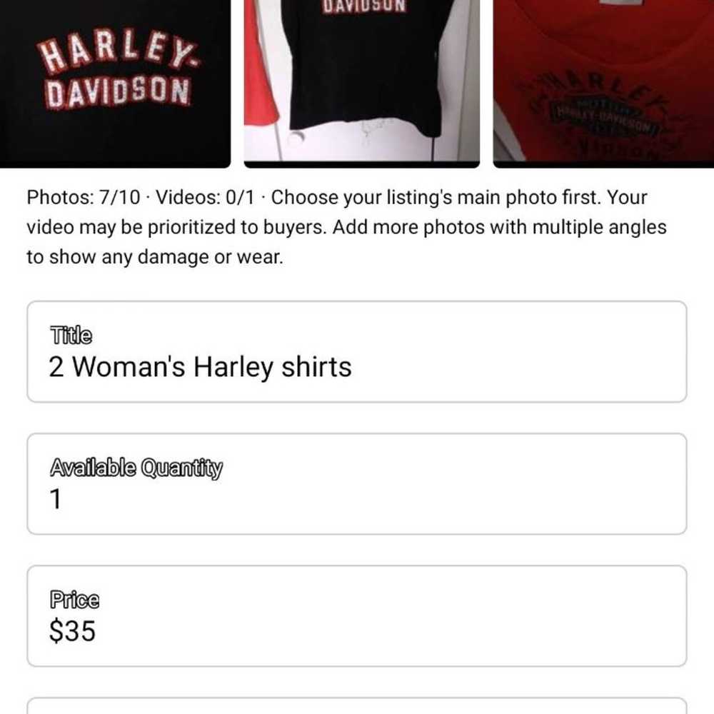 Harley shirts - image 6
