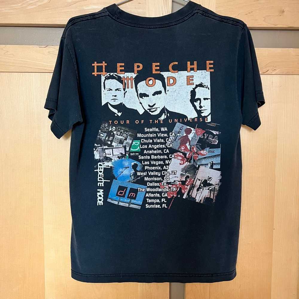 Vintage Depeche Mode Concert T-Shirt DM Band Tee - image 4