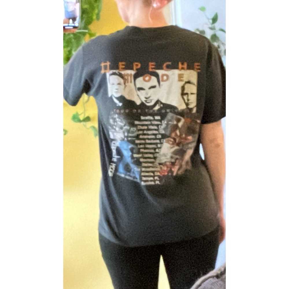 Vintage Depeche Mode Concert T-Shirt DM Band Tee - image 6