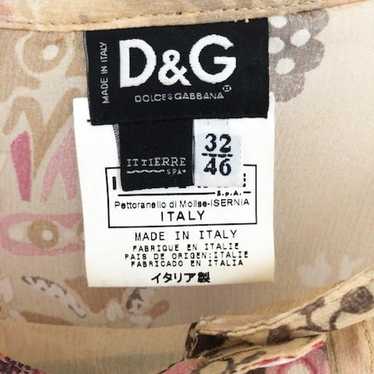 VERY RARE D&G  Vintage Dolce & Gabbana Sheer flor… - image 1