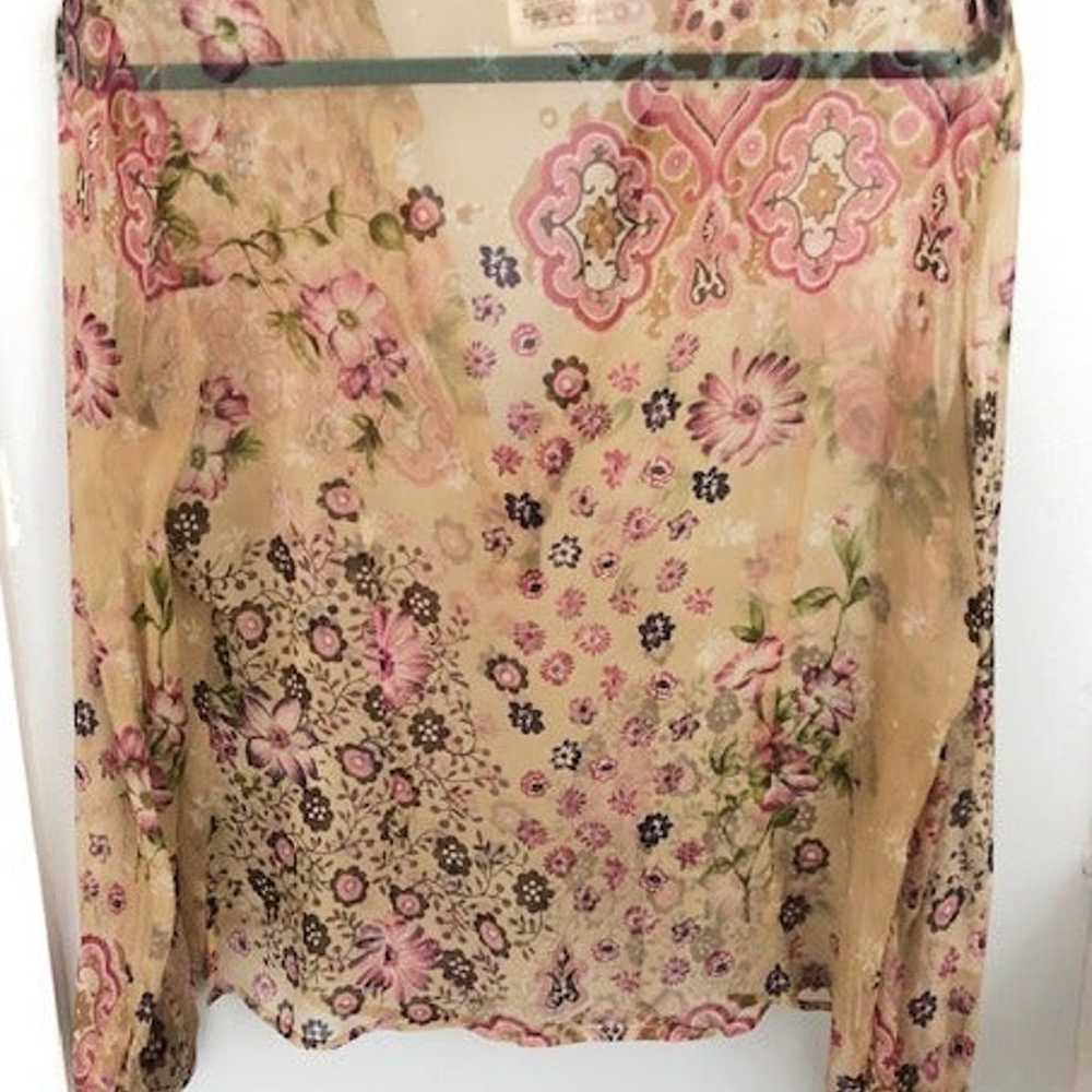 VERY RARE D&G  Vintage Dolce & Gabbana Sheer flor… - image 4