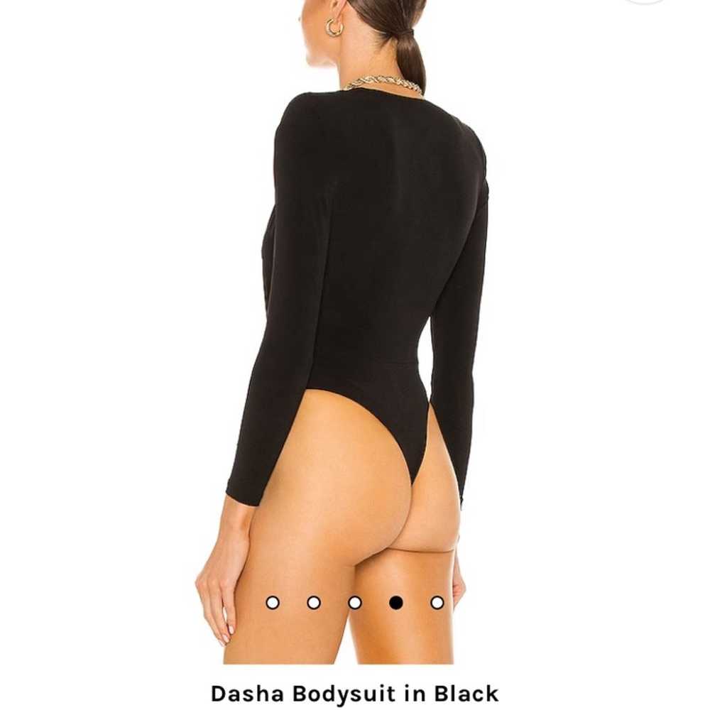 Nookie Dasha bodysuit long sleeve deep v neck, Si… - image 4