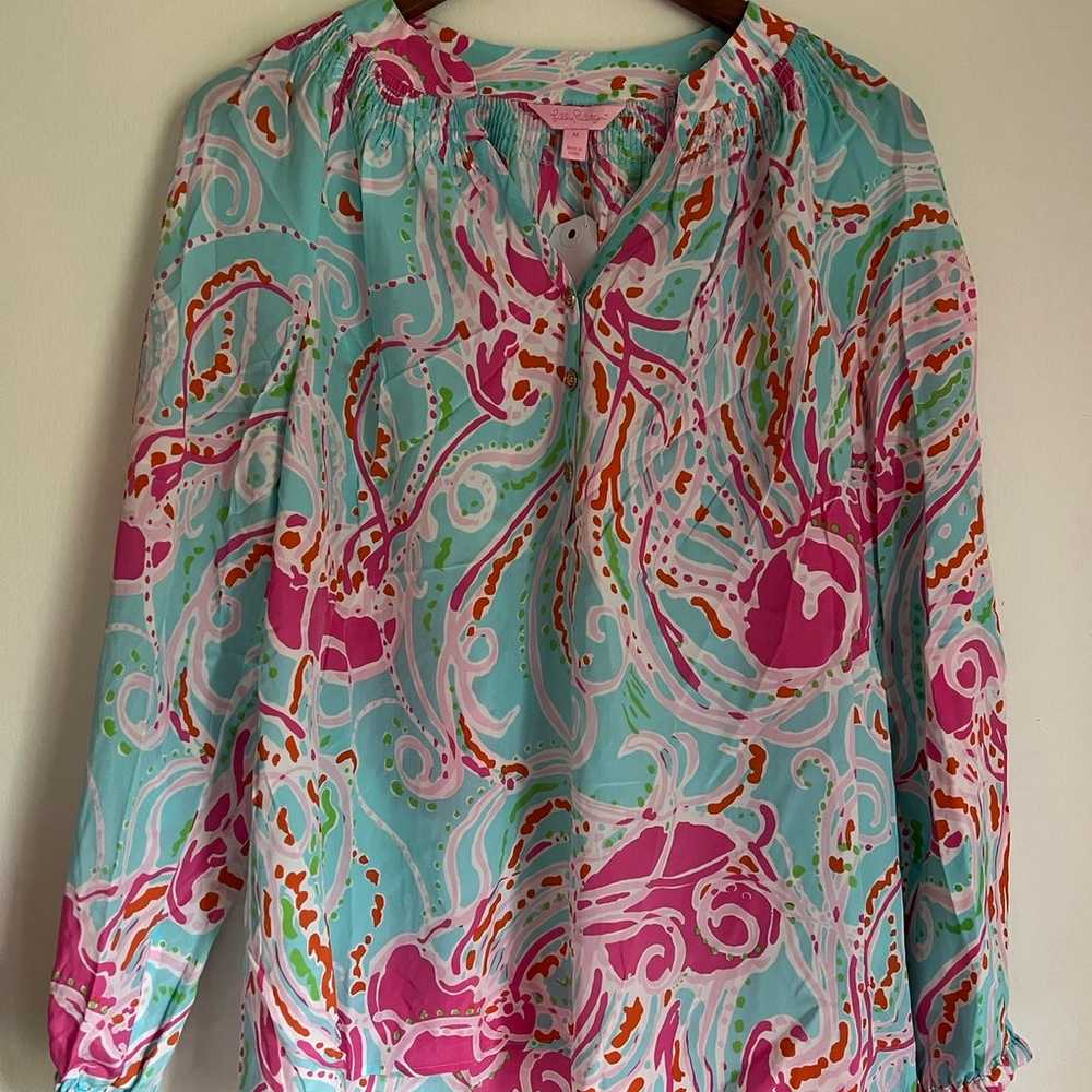 Jellies Be Jammin Elsa Top Lilly Pulitzer HTF MD - image 1