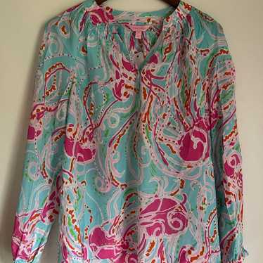 Jellies Be Jammin Elsa Top Lilly Pulitzer HTF MD - image 1