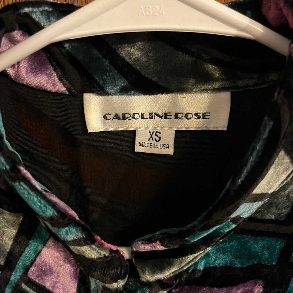 Caroline rose Mystic Devore long blouse - image 2