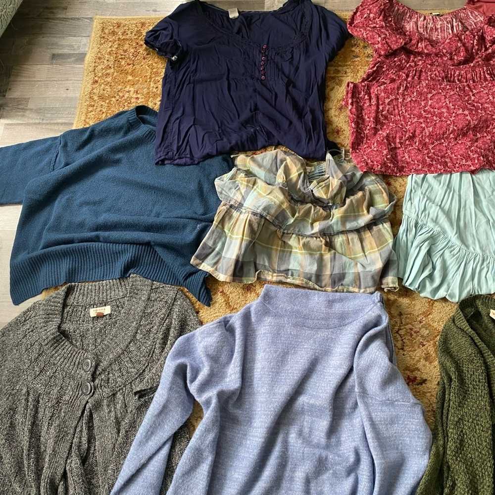 Huge lot womens clothes xl extra large sweaters w… - image 5