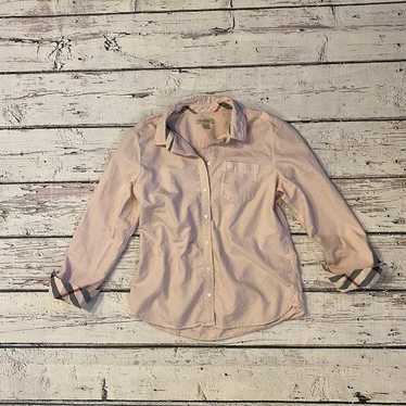 Authentic Burberry pink button down