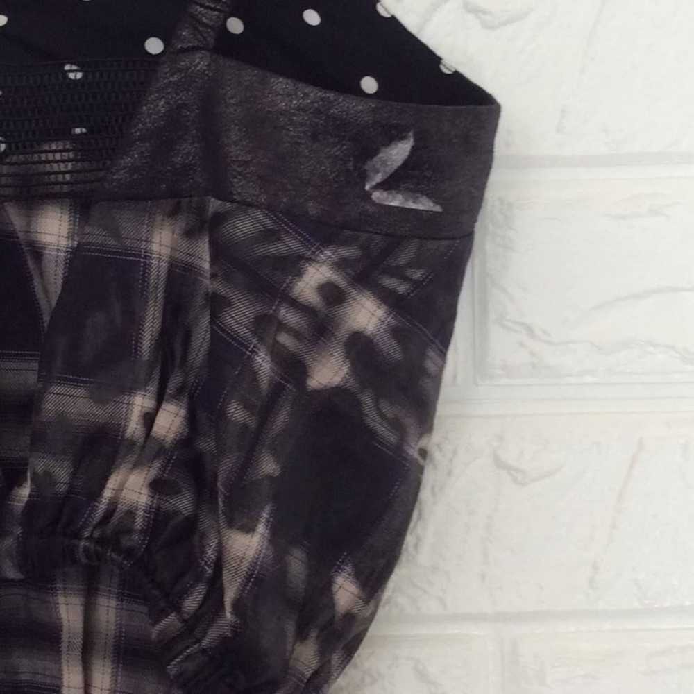 BabyGhost plaid cropped cami crop blouse - image 6
