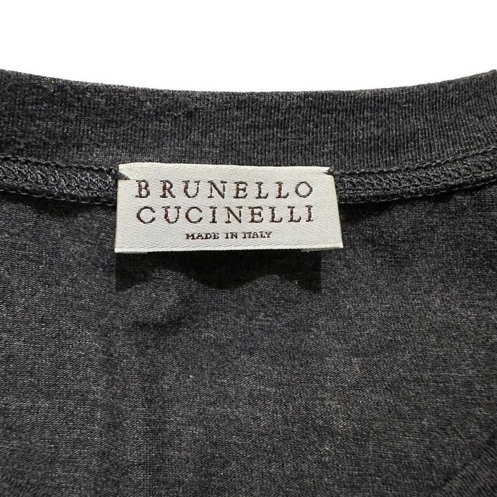 Brunello Cucinelli Womens Gray Top Size 42 (Mediu… - image 3