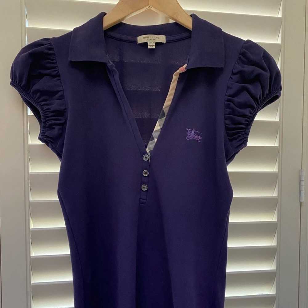 Burberry Brit Purple Polo Shirt - image 2