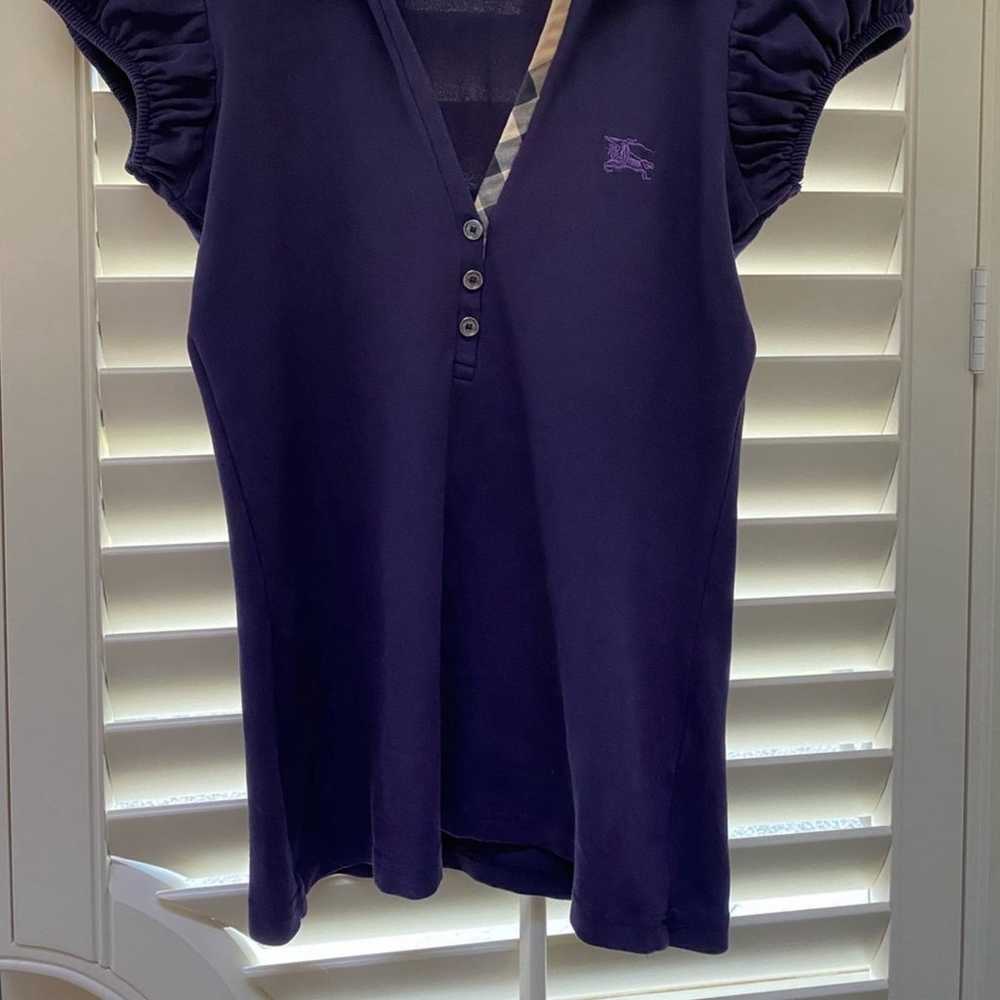 Burberry Brit Purple Polo Shirt - image 3