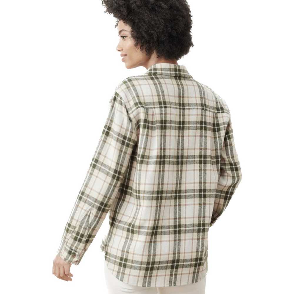 Jenni Kayne O’Keeffe Overshirt in Oatmeal Plaid - image 8