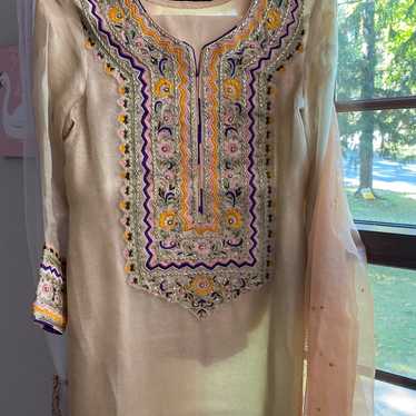 3 pcs shalwer kamiz pakistani clothes - image 1