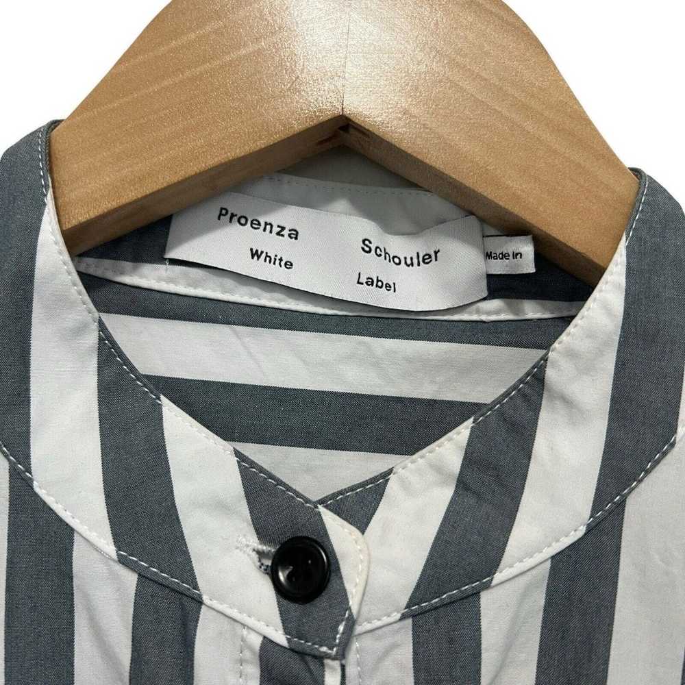 Proenza Schouler White Label Stripe Poplin Tied S… - image 7