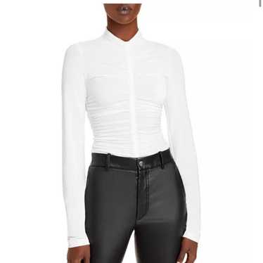 ALC Ansel Off-White Cinched Seam Top, Size S - image 1