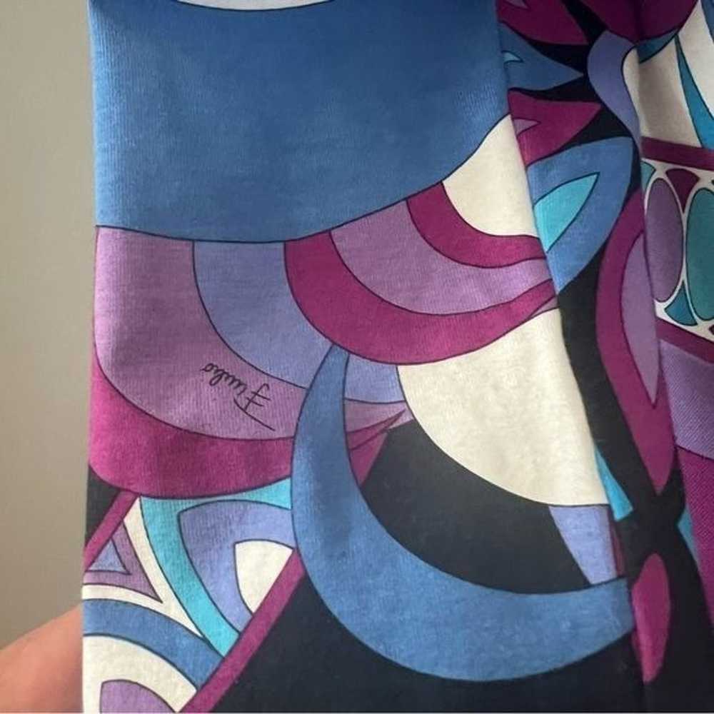 Emilio Pucci Colorful Iconic Signature Print Top … - image 6