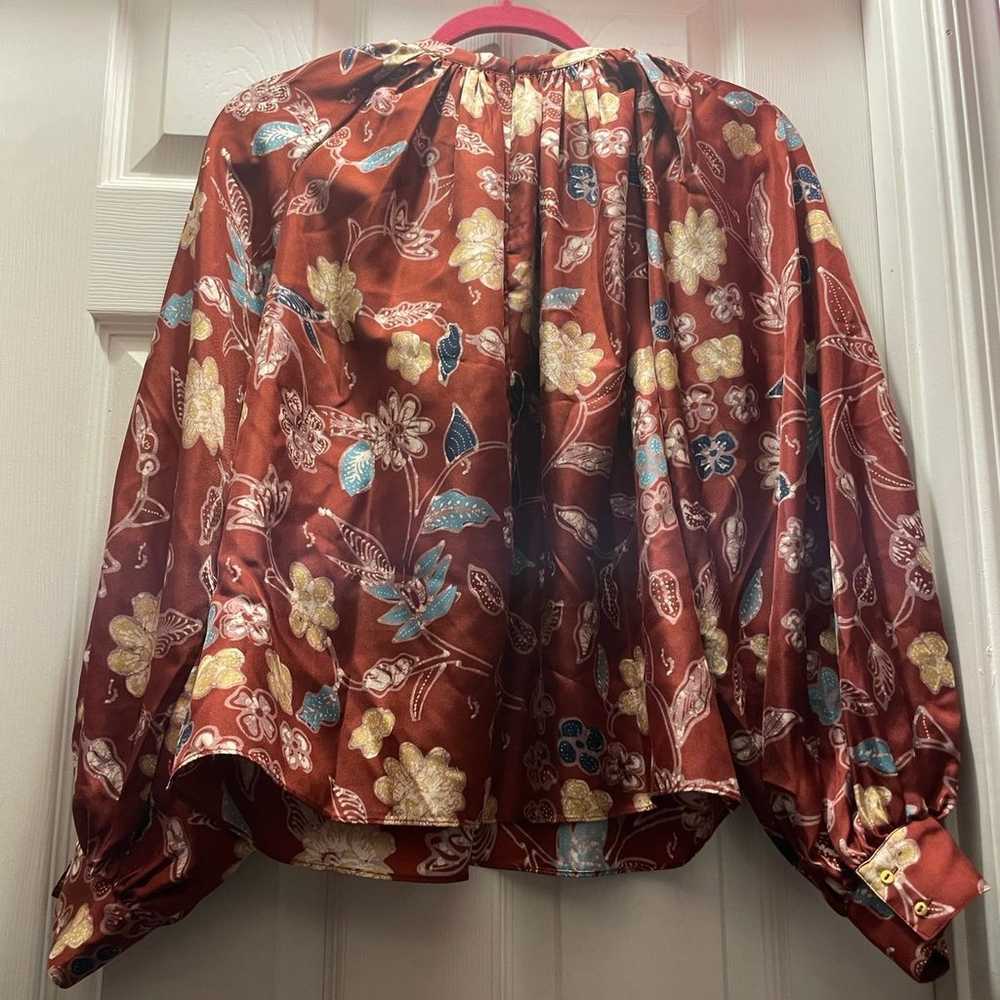 Ulla Johnson floral-print silk blouse - image 6