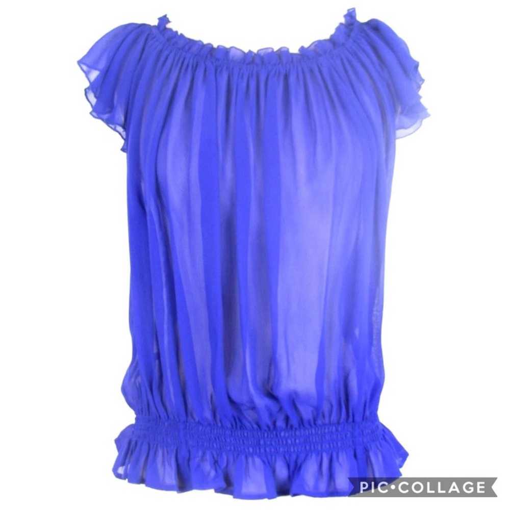 Rachel Zoe Silk Off the Shoulder Top - image 2