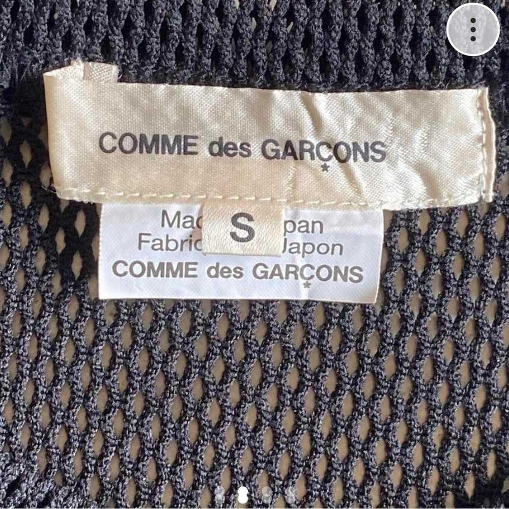 2019 Comme des Garcons sheer fishnet long sleeve … - image 3