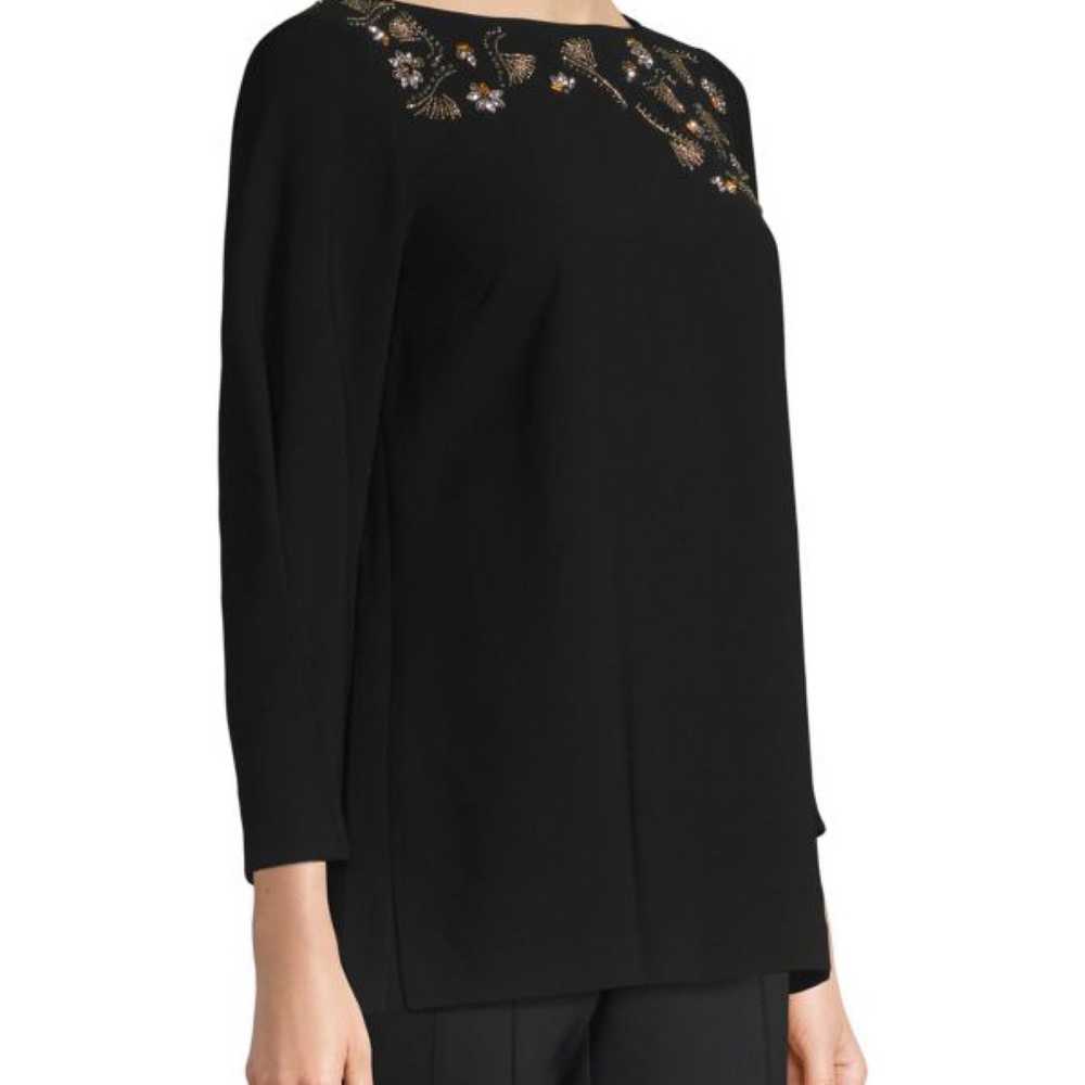 LAFAYETTE 148 NEW YORK Caddie Black Embellished C… - image 7