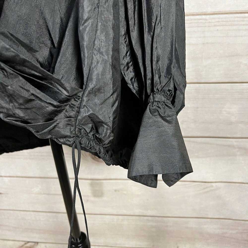 Rosie Assoulin V-Neck Puff Sleeve Oversized Silk … - image 11