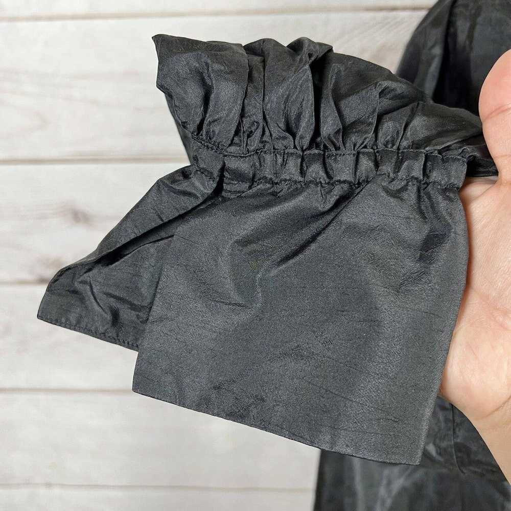 Rosie Assoulin V-Neck Puff Sleeve Oversized Silk … - image 12