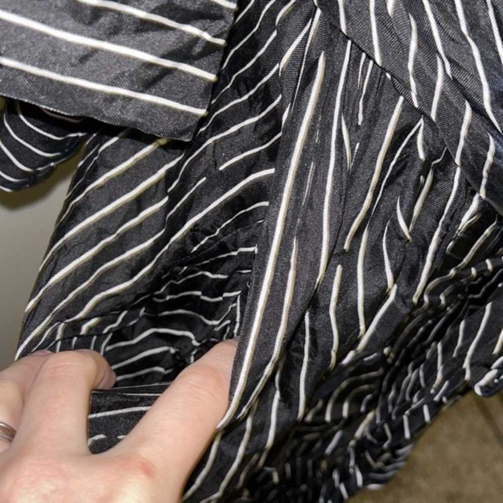 Diane von furstenberg small belted silk striped t… - image 6