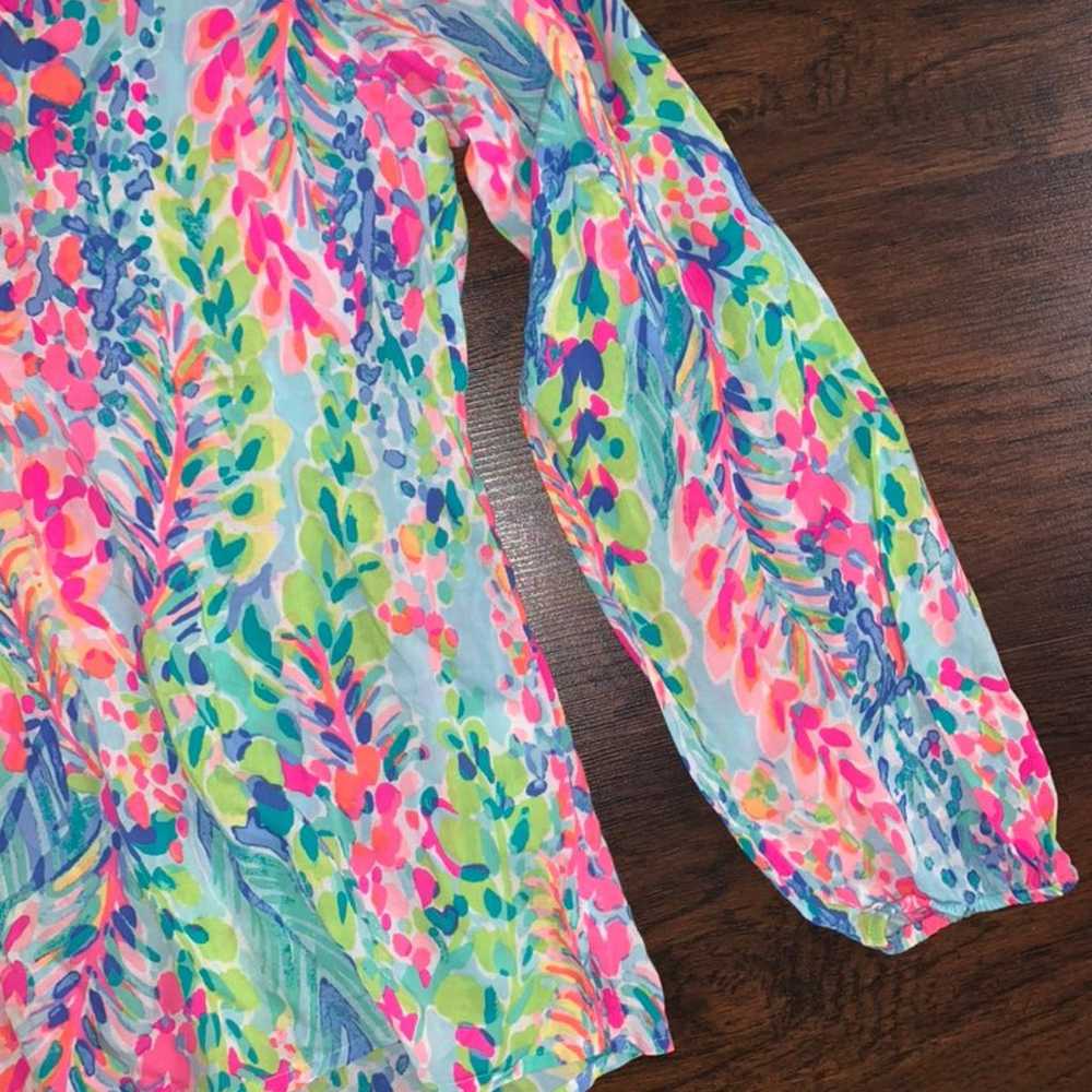 Lilly Pulitzer Catch The Wave Top S - image 2