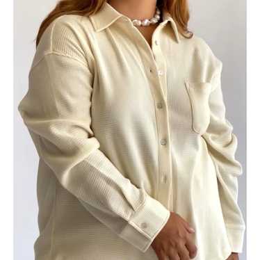 Donni Thermal Button Down