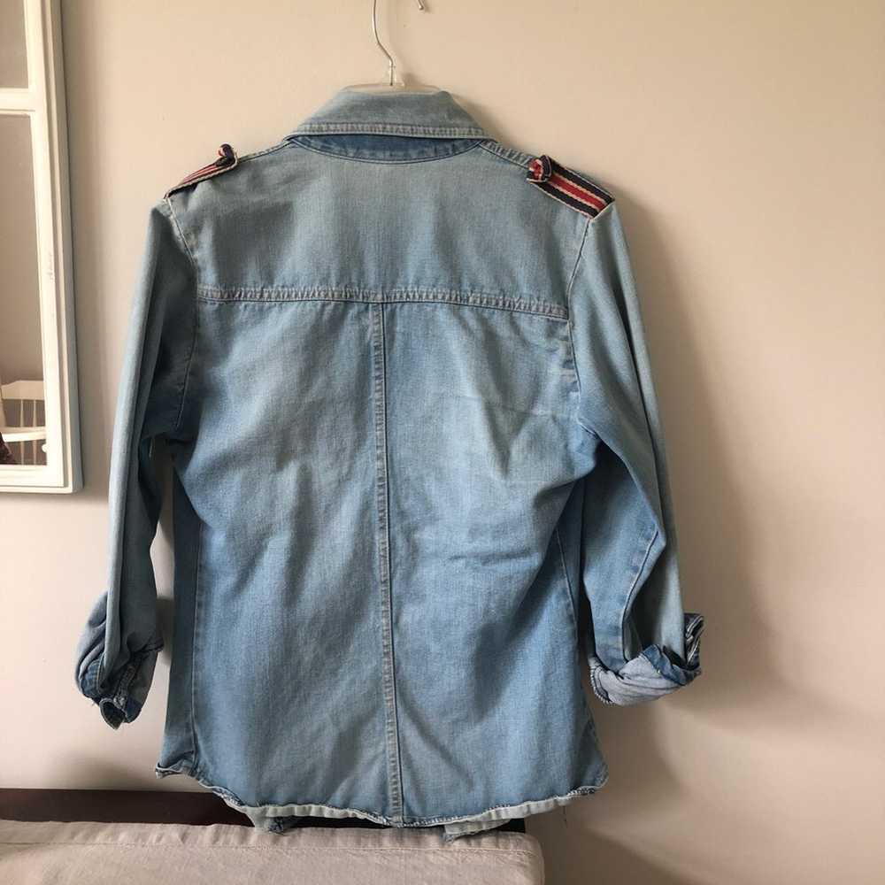 1960's Hippie Denim Jean Jacket Unisex - image 2