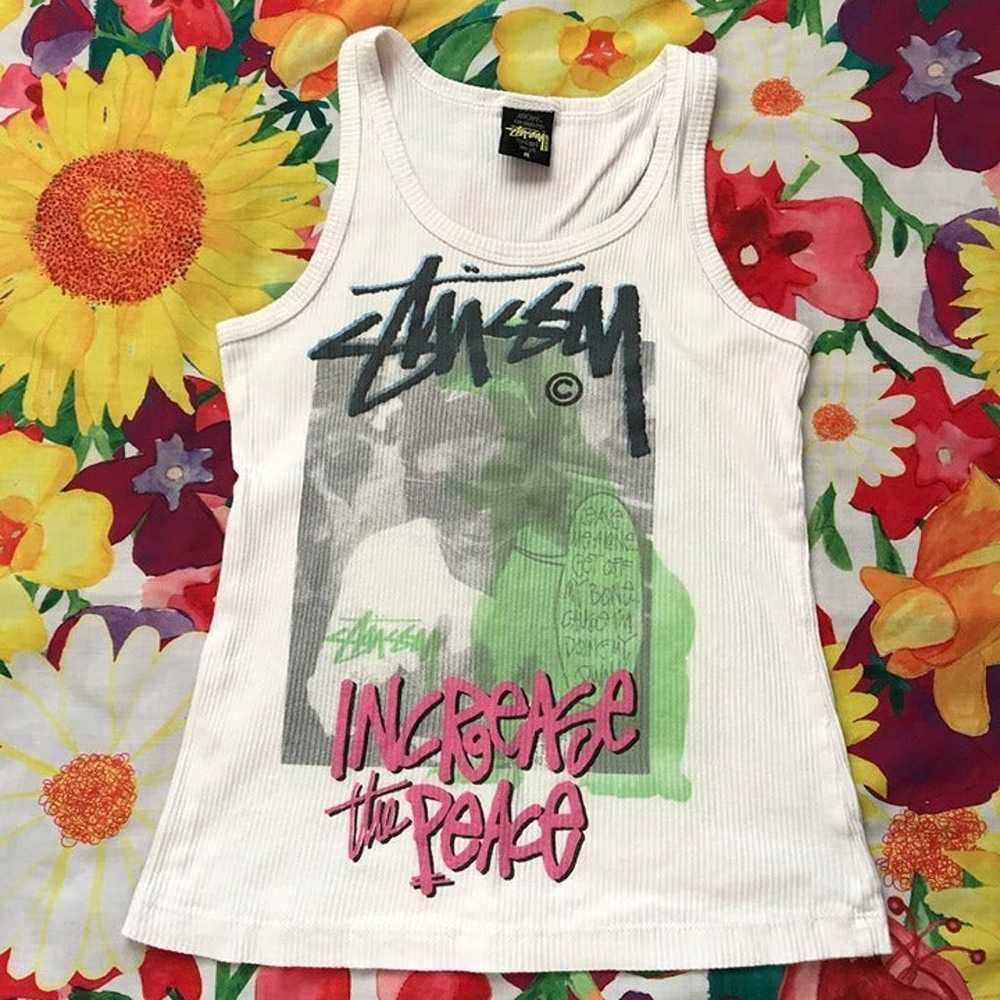Vintage Women’s Stussy Stüssy Increase the Peace … - image 1