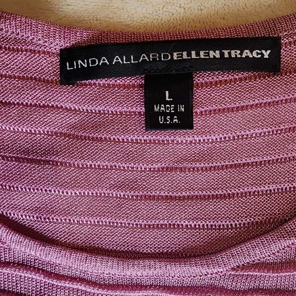 NWOT Linda Allard Ellen Tracy Pink sleeveless Top… - image 3