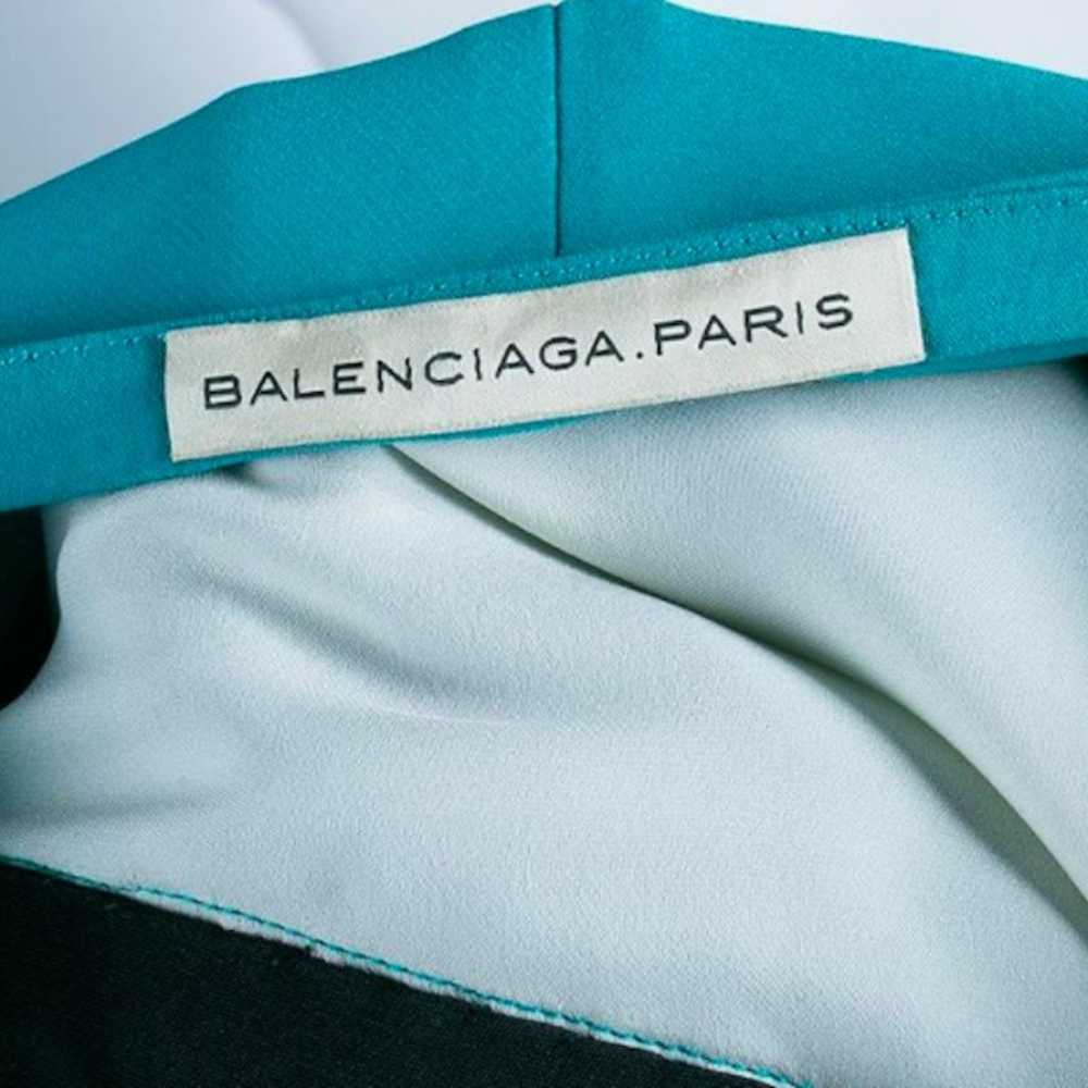 Balenciaga Faux Wrap Blouse Top, Size 2 - image 6