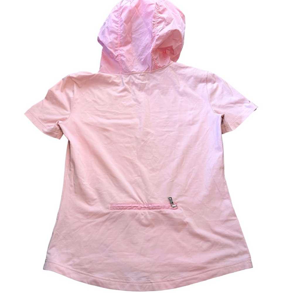 PRADA Nylon Sport Hooded Short Sleeve T-Shirt Top… - image 2