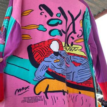 Vintage Peter Max Beverly Hills 1989 Top - Rare "… - image 1