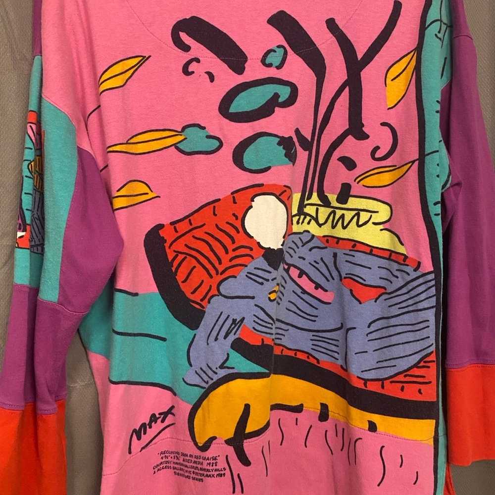 Vintage Peter Max Beverly Hills 1989 Top - Rare "… - image 6