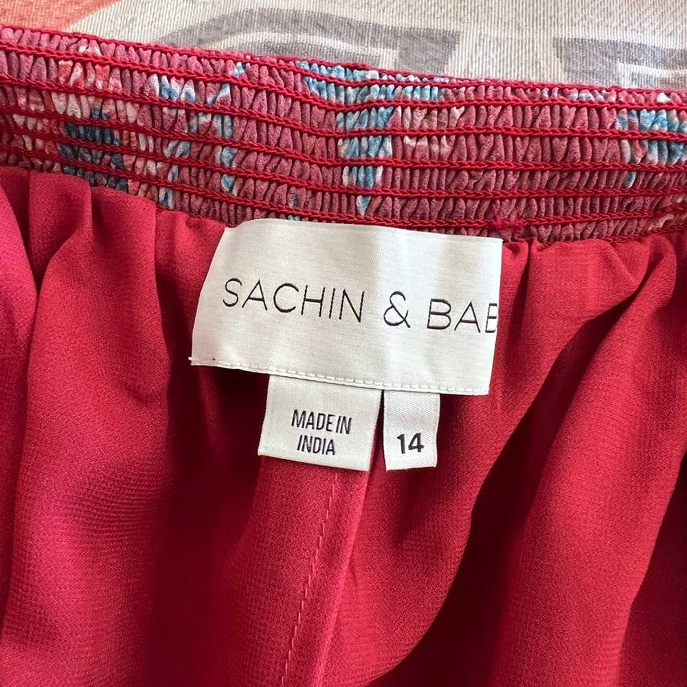 Sachin & Babi Kara Dress - Eastern Gouache Botani… - image 8