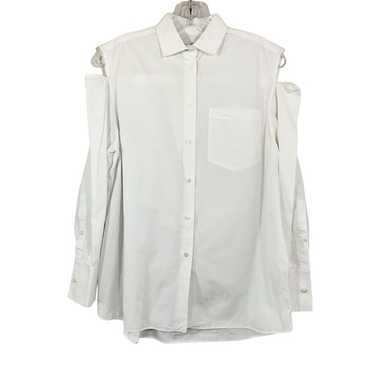 Valentino White Long Sleeve Button Down Shirt Col… - image 1