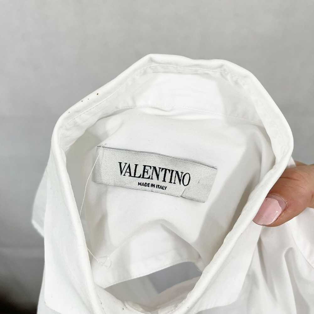 Valentino White Long Sleeve Button Down Shirt Col… - image 5