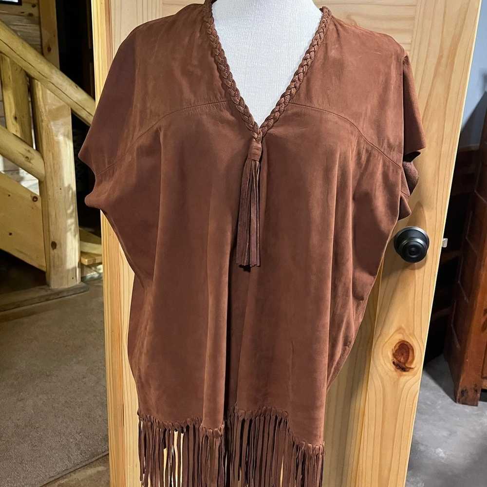 Ulla Johnson suede fringe top new - image 1