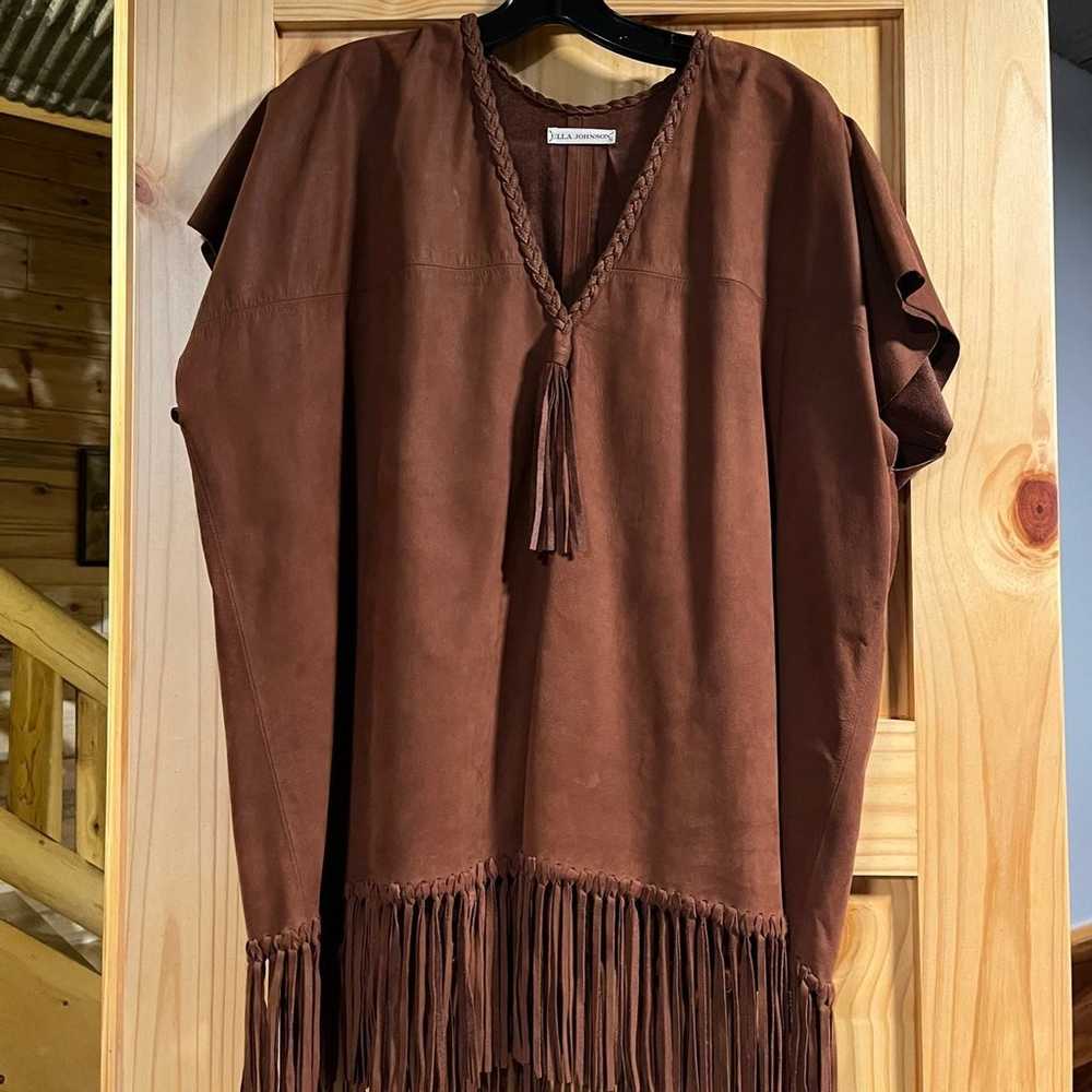 Ulla Johnson suede fringe top new - image 4